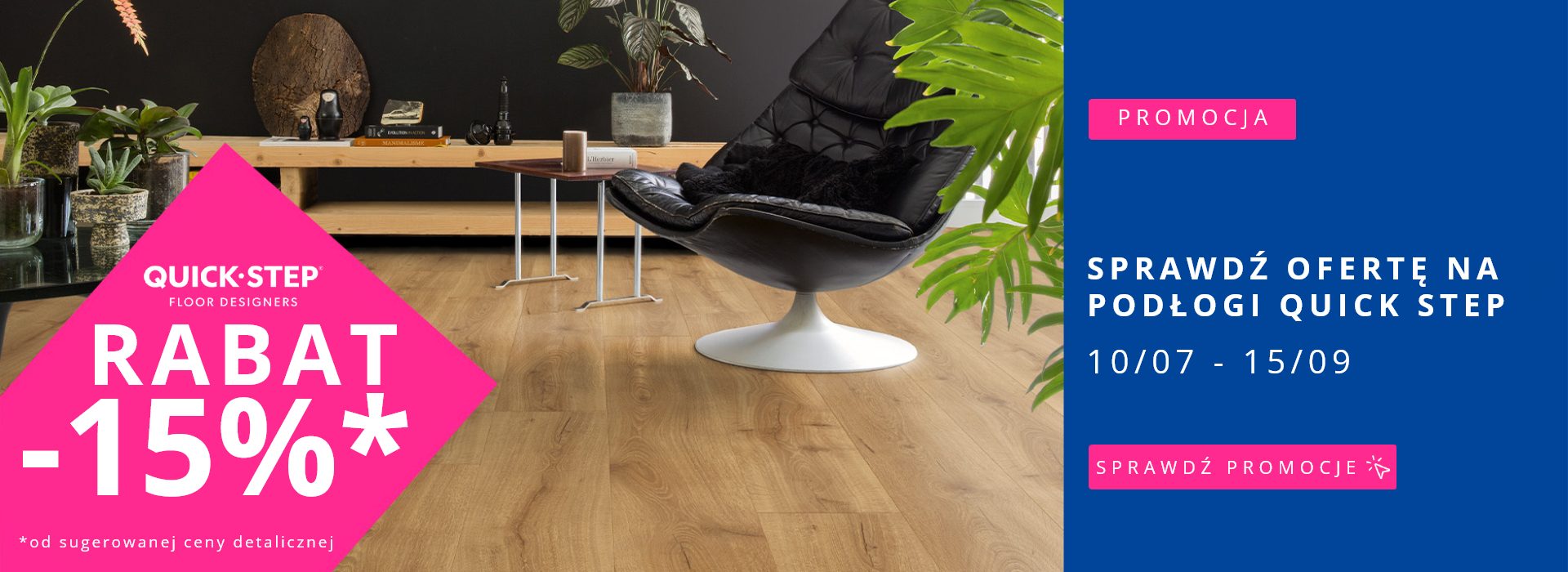 Promocja -15% Quick Step