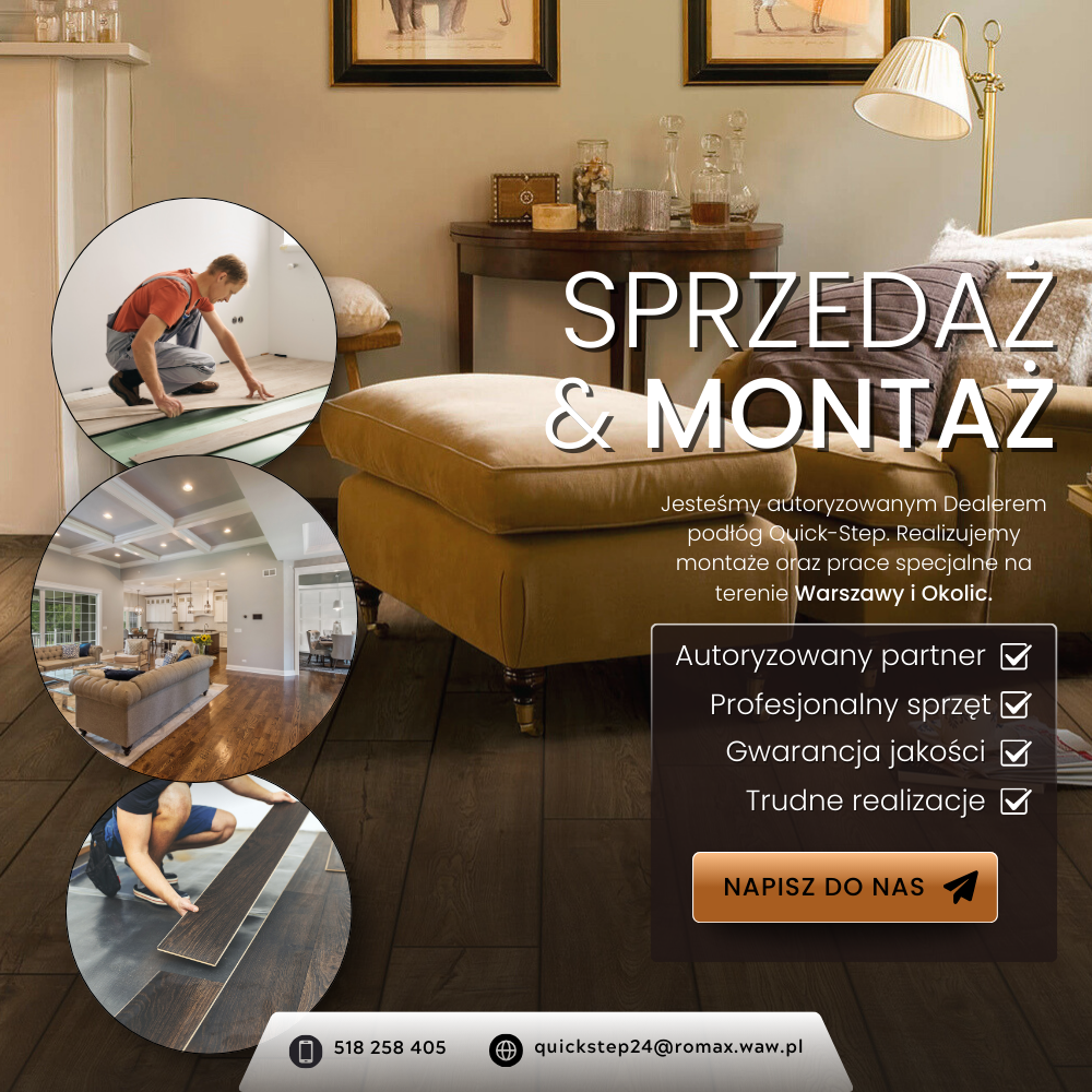 Podłogi Quick Step - montaż