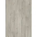 Quick Step panel winylowy ze zintegrowanym podkładem Alpha Blos dąb Canyon szary ze śladami cięcia piłą AVSPU40030