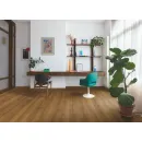 Quick Step panel winylowy ze zintegrowanym podkładem Alpha Bloom dąb botaniczny karmelowy AVMPU40315
