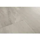 Quick Step panel winylowy ze zintegrowanym podkładem Alpha Blos dąb Canyon szary ze śladami cięcia piłą AVSPU40030
