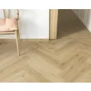 Quick Step panel winylowy ze zintegrowanym podkładem Alpha Ciro Jodełka botaniczny beż AVHBU40362
