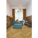 Quick Step panel winylowy ze zintegrowanym podkładem Alpha Ciro Jodełka dąb wędzony botaniczny AVHBU40363