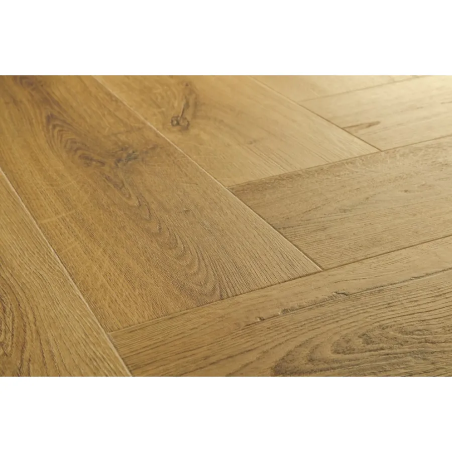 Quick Step panel winylowy ze zintegrowanym podkładem Alpha Ciro Jodełka dąb wędzony botaniczny AVHBU40363