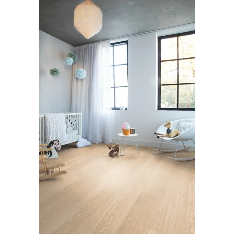 Quick Step panel winylowy ze zintegrowanym podkładem Alpha Bloom dąb rumiany AVMPU40097