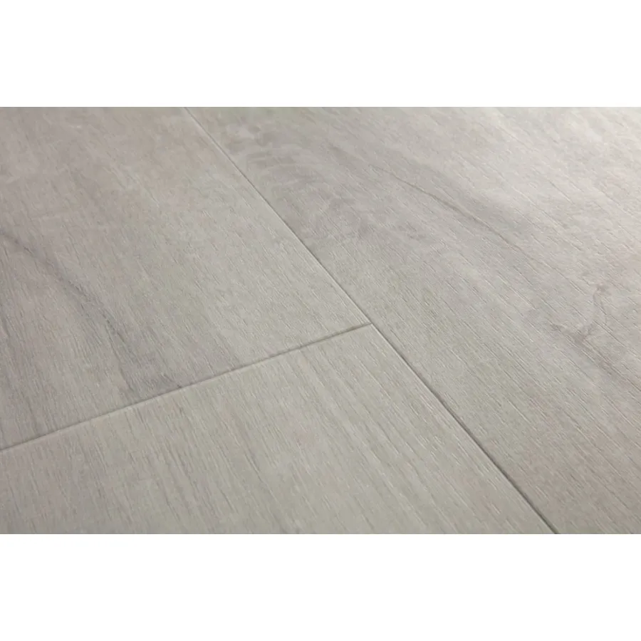 Quick Step panel winylowy ze zintegrowanym podkładem Alpha Bloom dąb bawełniany zimno-szary AVMPU40201