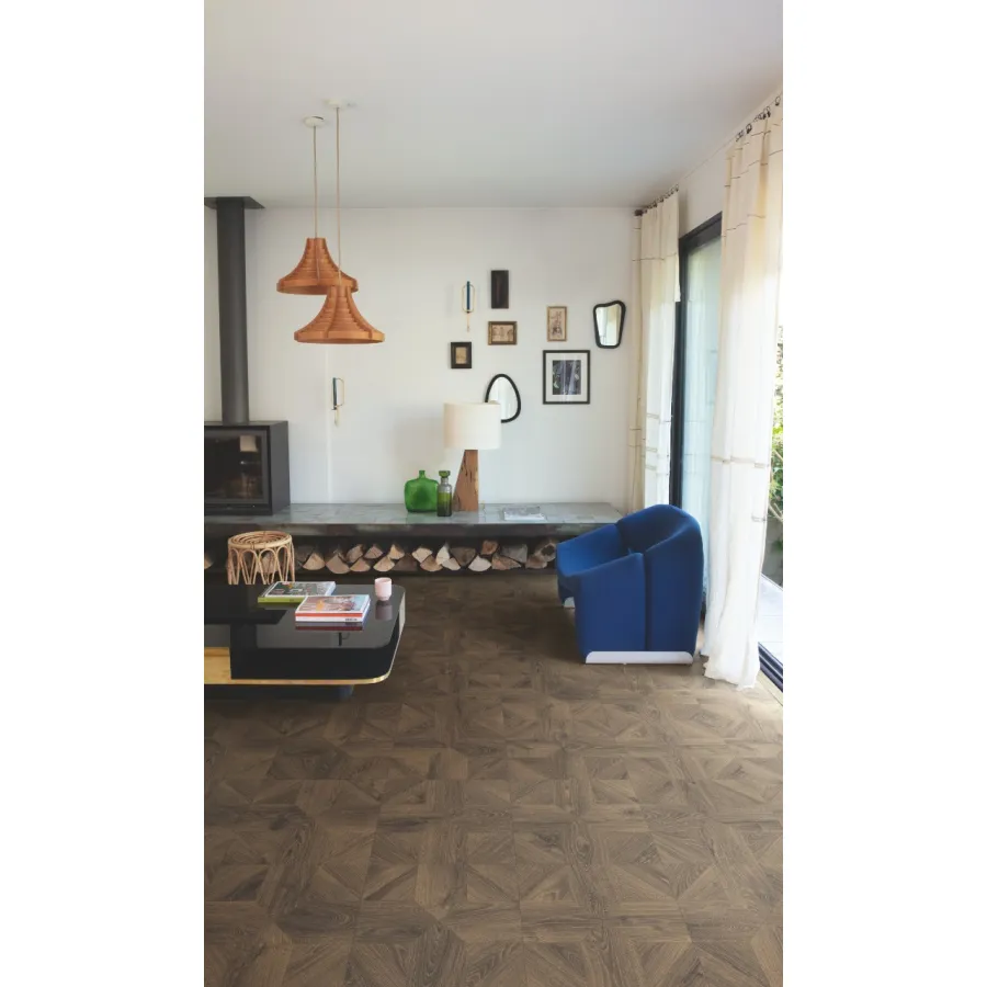 Quick Step panel laminowany Impressive Patterns dąb królewski ciemno-brązowy IPA4145