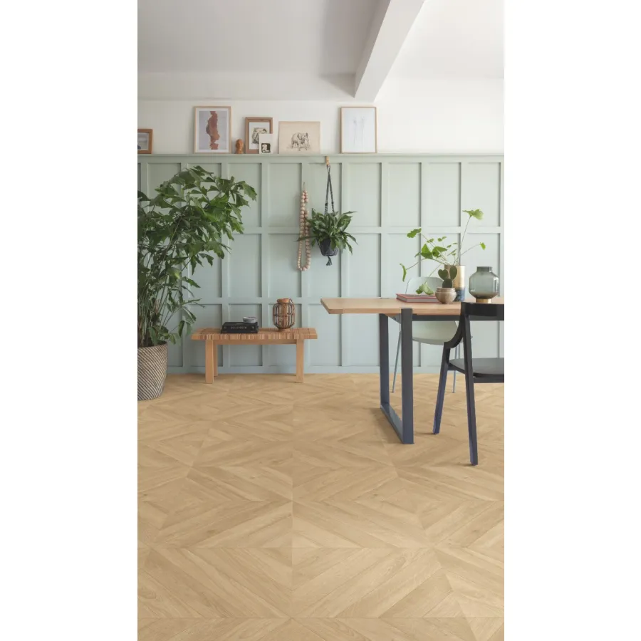 Quick Step panel laminowany Impressive Patterns dąb chevron średni IPA4160